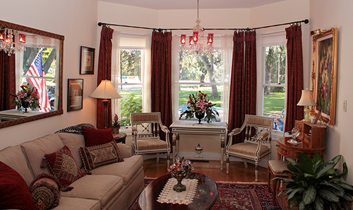 Living room.  Victorian cottage.  2009 Martinez Home Tour.